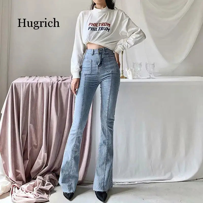 Stretch Flared Jeans