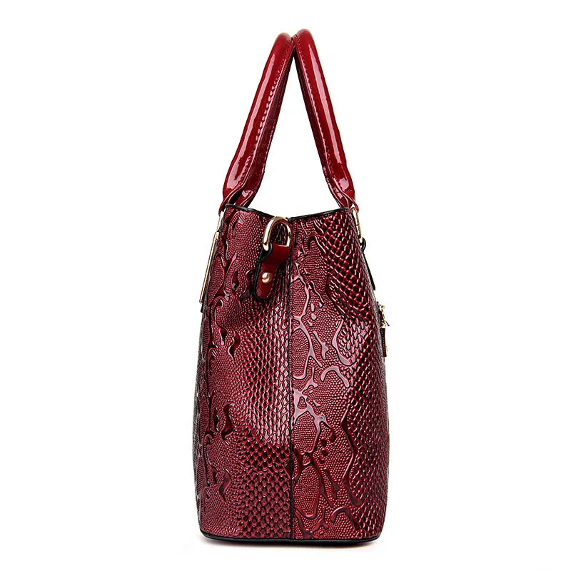 Luxury Patent Leather Handbag