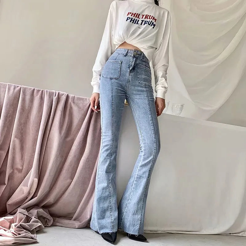 Stretch Flared Jeans