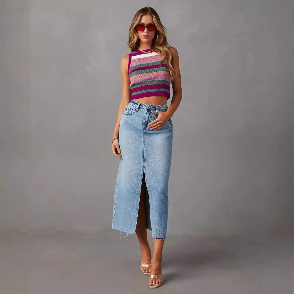 Women Jeans Skirts