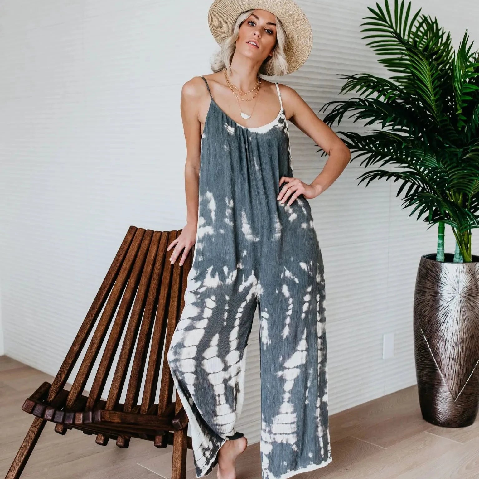 Tie Dye Summer Jumpsuit