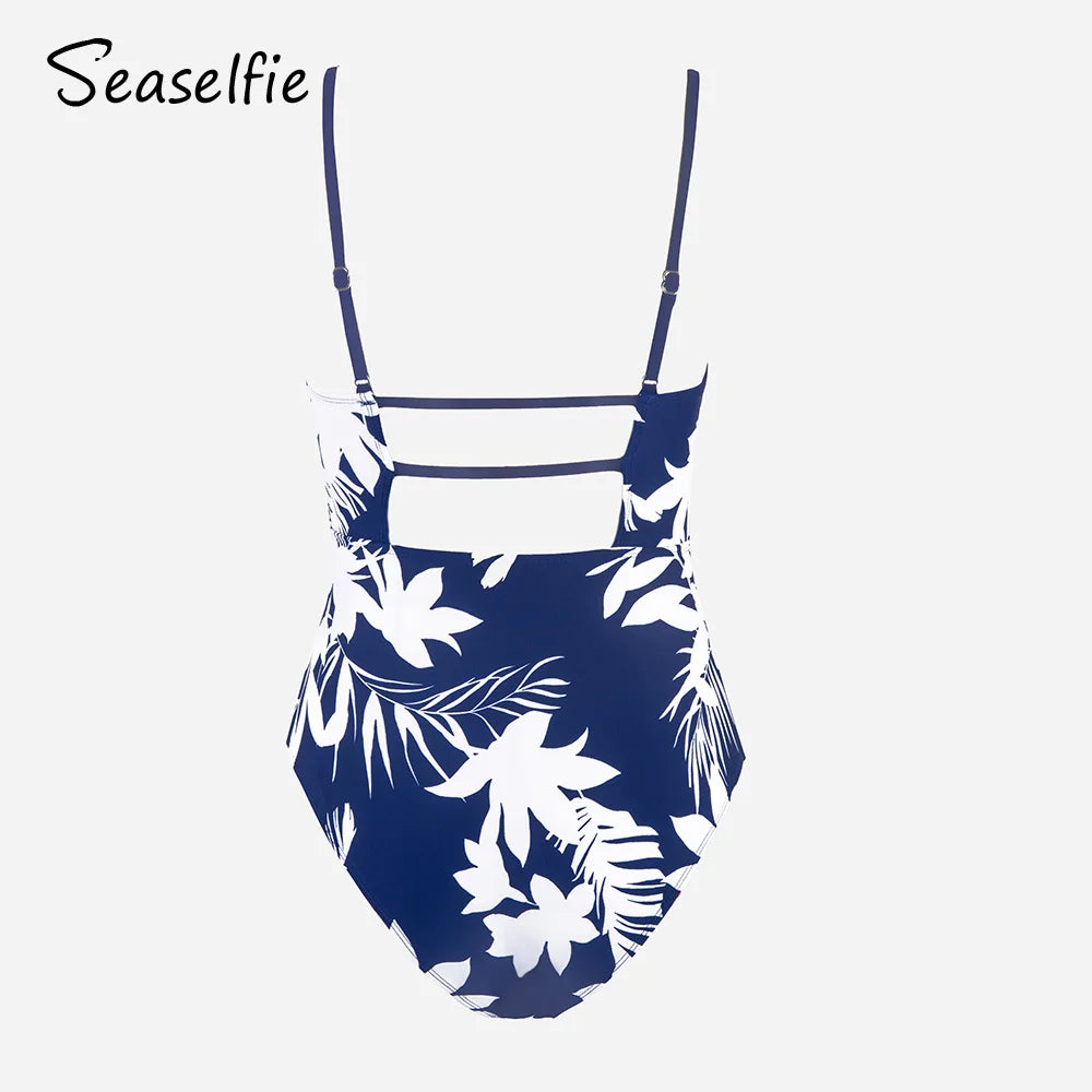 Tropical Strappy One-piece