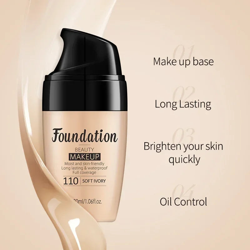 Moisturizing Waterproof Liquid Foundation