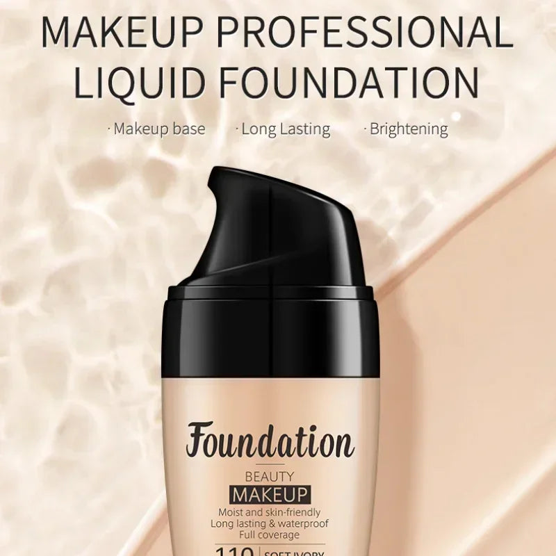 Moisturizing Waterproof Liquid Foundation