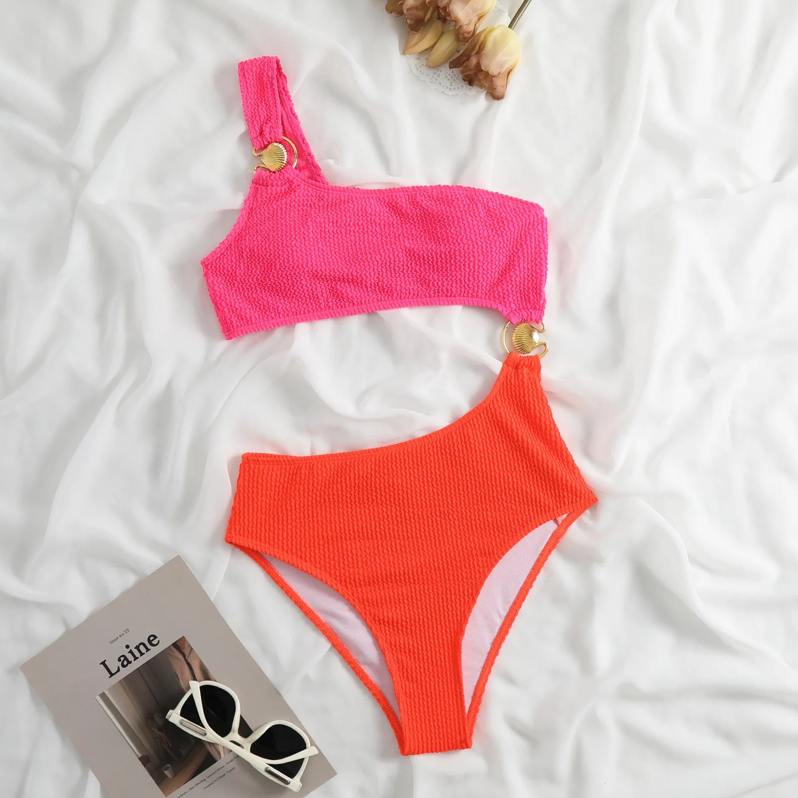 Colorful Push Up Monokini