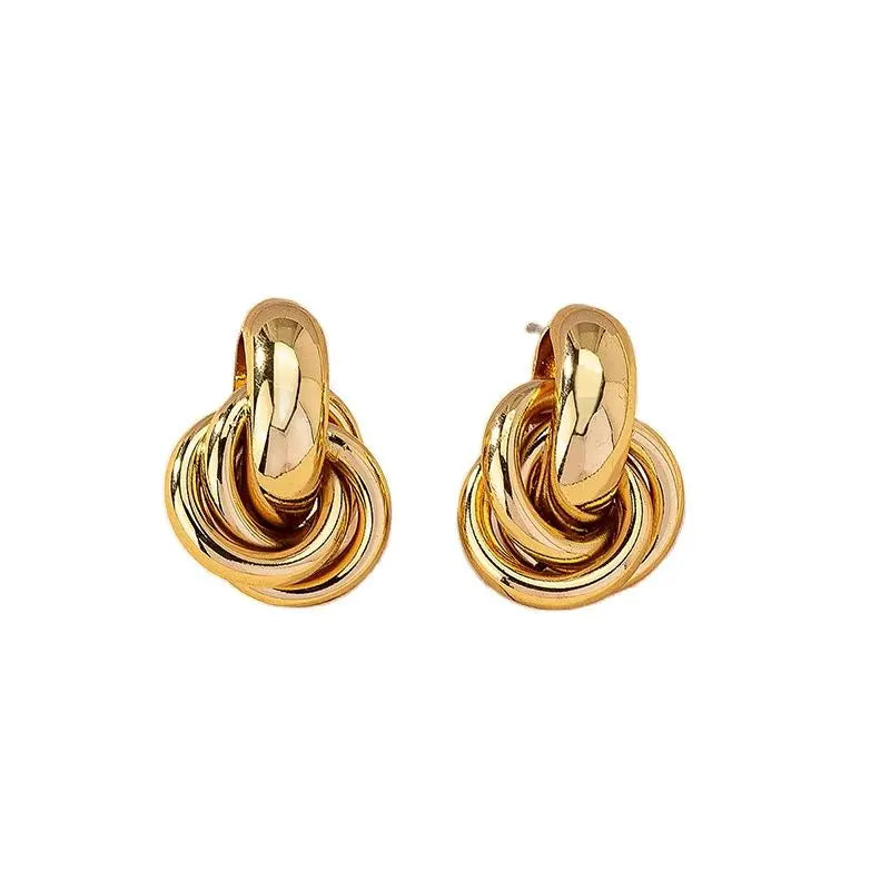 Shiny Plating Trendy Earring Stud